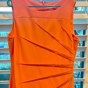 Orange Calvin Klein Dress